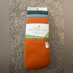 NWT Copper Pearl Burp Cloths
